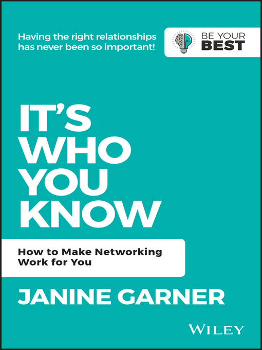 Title details for It's Who You Know by Janine Garner - Available